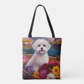 Maltesisch auf dem Paddle: Ein Landschaftliches Ab Tasche (Rückseite)