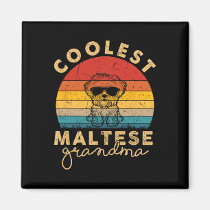 Maltesisch Coolste Oma-Geschenke für maltesische F Magnet