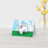 Maltesisch Dankeskarte Karte (Gelbe Blume)