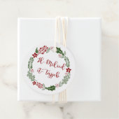 Maltesisch frohe Weihnachten, Custom Geschenkanhänger (Beispiel)