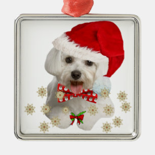 Maltesisch Frohe Weihnachtsgeschenke Silbernes Ornament