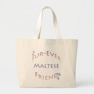 Maltesisch Furever Jumbo Stoffbeutel