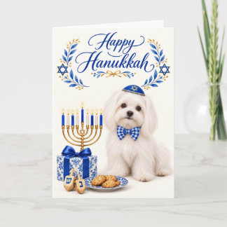 Maltesisch Happy Hanukkah Karte