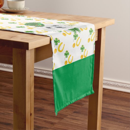 Maltesisch Holiday Wohngestaltung St Patricks Day Kurzer Tischläufer (Beispiel)