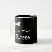 Maltesisch (I Liebe) Tasse (Vorderseite Links)