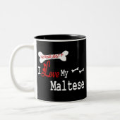 Maltesisch (I Liebe) Tasse (Links)