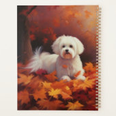 Maltesisch im Herbst Leaves Fall Inspiriert Planer (Rückseite)