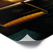 Maltesisch in der Waschwanne Poster (Ecke)