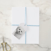 Maltesisch individuell anpassbar geschenkanhänger (Mit Garn)