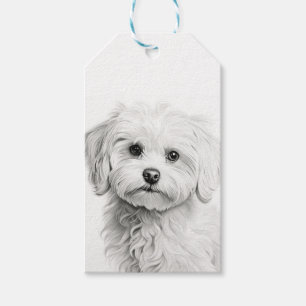 Maltesisch individuell anpassbar geschenkanhänger