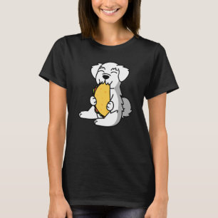 Maltesisch isst einen Taco-Hund T-Shirt