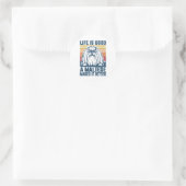 Maltesisch Lover Geschenke Runder Aufkleber (Tasche)