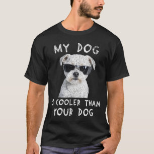 Maltesisch mein Hund ist Cool als dein Hund witzig T-Shirt