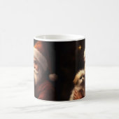 Maltesisch mit Weihnachtsmann Weihnachten Kaffeetasse (Mittel)