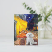 Maltesisch (R) - Terrassencafé Postkarte (Stehend Vorderseite)