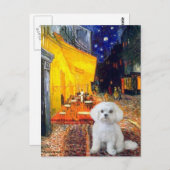 Maltesisch (R) - Terrassencafé Postkarte (Vorne/Hinten)