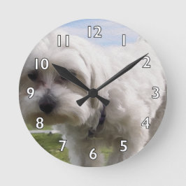 maltesisch runde wanduhr