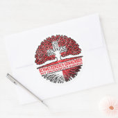 Maltesisch Schweizer Schweiz Baum Wurzel Runder Aufkleber (Umschlag)