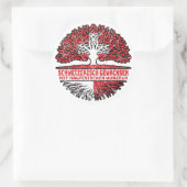 Maltesisch Schweizer Schweiz Baum Wurzel Runder Aufkleber (Tasche)