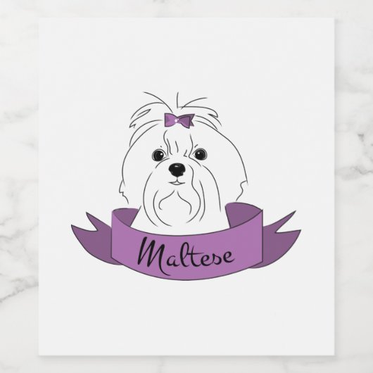 maltesisch weinetikett (Einzelnes Label)