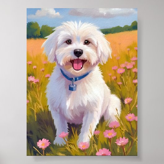 Maltesische Blume Poster (Vorne)