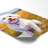 Maltesische Blume Poster (Ecke)