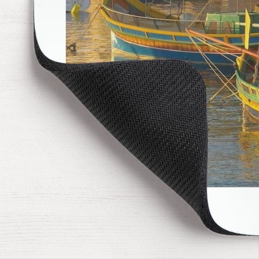 Maltesische Boote Mousepad (Ecke)