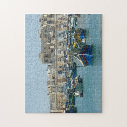 Maltesische bunte Boote Puzzle (Vertikal)