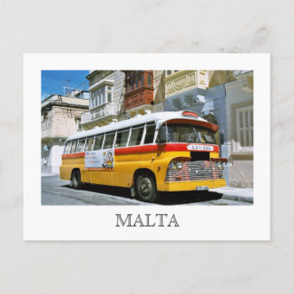 maltesische Buspostkarte Postkarte