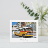 maltesische Buspostkarte Postkarte (Stehend Vorderseite)