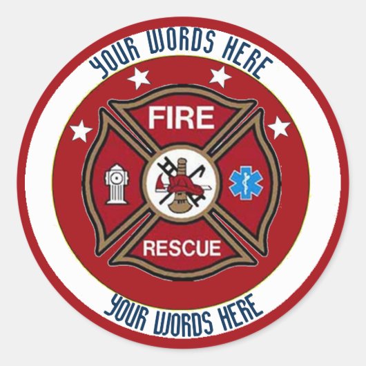 Maltesische Cross Custom Aufkleber zur Rettung von (Vorderseite)