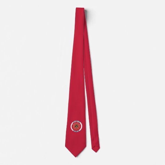 Maltesische Cross Custom Necktie, Feuerwehr Krawatte (Vorderseite)