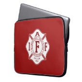 Maltesische Cross-Laptop-Tasche des IAFF Laptopschutzhülle (Vorderseite Links)