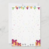 Maltesische Einladung zum Geburtstag (Rückseite)