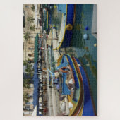Maltesische farbenfrohe Boote Puzzle (Vertikal)