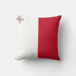 maltesische Flagge Kissen