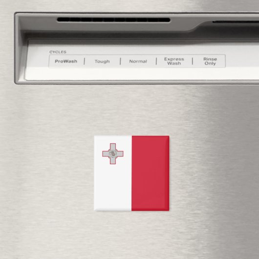 maltesische Flagge Magnet (In Situ (Geschirrspüler))