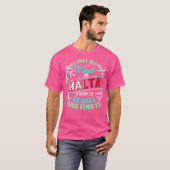 maltesische Flagge T-Shirt (Vorne ganz)