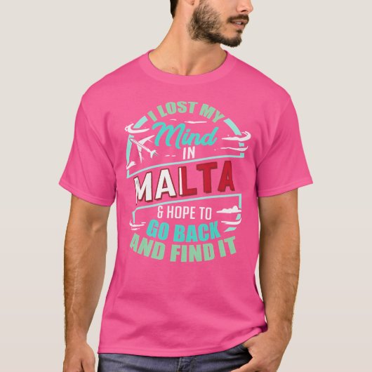 maltesische Flagge T-Shirt (Vorderseite)