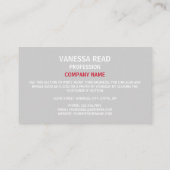 Maltesische Flagge und Wappen, Flagge Maltas Visitenkarte (Rückseite)