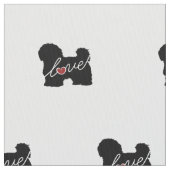 Maltesische/Havanese Liebe Stoff (Nahaufnahme)