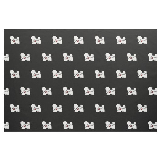 Maltesische/Havanese Liebe Stoff (Fat Quarter (45,7 x 55,9 cm))