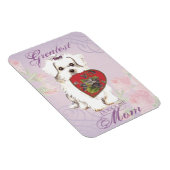 Maltesische Herz-Mama Magnet (Rechte Seite)