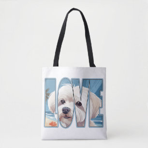 Maltesische Hunde-Liebe Tasche