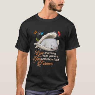 Maltesische Hunde Liebe Verlust des Hundes Schöne T-Shirt