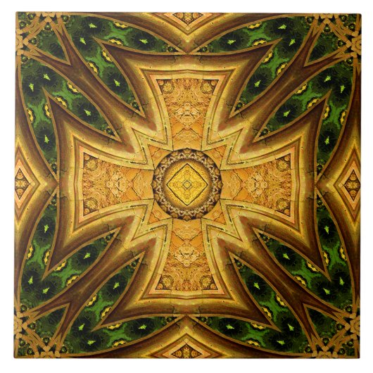 Maltesische keltische kombinierte Fliese (Vorderseite)