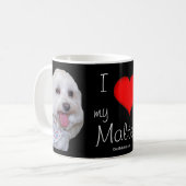 Maltesische Liebe-Tasse Kaffeetasse (Vorderseite Links)