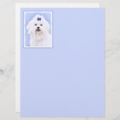 Maltesische Malerei - Niedliche Originalkunst des (Vorne/Hinten)