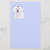 Maltesische Malerei - Niedliche Originalkunst des Briefpapier (Vorderseite)