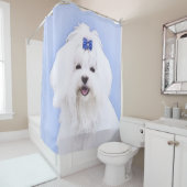 Maltesische Malerei - Niedliche Originalkunst des  Duschvorhang (Beispiel)